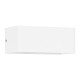 GloboStar® CIRCOA 60542 Φωτιστικό Τοίχου - Απλίκα Αρχιτεκτονικού Φωτισμού Εσωτερικού/Εξωτερικού Χώρου Up & Down LED 10W 1080lm 60° AC 220-240V IP44 Μ20 x Π8 x Υ10cm - Θερμό Λευκό 2700K - Λευκό - Bridgelux Chip - 3 Years Warranty
