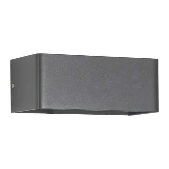 GloboStar® CIRCOA 60543 Φωτιστικό Τοίχου - Απλίκα Αρχιτεκτονικού Φωτισμού Εσωτερικού/Εξωτερικού Χώρου Up & Down LED 10W 1080lm 60° AC 220-240V IP44 Μ20 x Π8 x Υ10cm - Θερμό Λευκό 2700K - Γκρι Ανθρακί - Bridgelux Chip - 3 Years Warranty GloboStar® CIRCOA 60543 Φωτιστικό Τοίχου - Απλίκα Αρχιτεκτονικού Φωτισμού Εσωτερικού/Εξωτερικού Χώρου Up & Down LED 10W 1080lm 60° AC 220-240V IP44 Μ20 x Π8 x Υ10cm - Θερμό Λευκό 2700K - Γκρι Ανθρακί - Bridgelux Chip - 3 Years Warranty