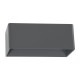 GloboStar® CIRCOA 60543 Φωτιστικό Τοίχου - Απλίκα Αρχιτεκτονικού Φωτισμού Εσωτερικού/Εξωτερικού Χώρου Up & Down LED 10W 1080lm 60° AC 220-240V IP44 Μ20 x Π8 x Υ10cm - Θερμό Λευκό 2700K - Γκρι Ανθρακί - Bridgelux Chip - 3 Years Warranty GloboStar® CIRCOA 60543 Φωτιστικό Τοίχου - Απλίκα Αρχιτεκτονικού Φωτισμού Εσωτερικού/Εξωτερικού Χώρου Up & Down LED 10W 1080lm 60° AC 220-240V IP44 Μ20 x Π8 x Υ10cm - Θερμό Λευκό 2700K - Γκρι Ανθρακί - Bridgelux Chip - 3 Years Warranty