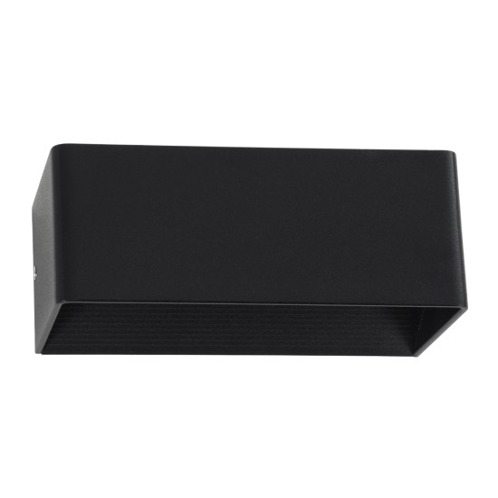 GloboStar® CIRCOA 60544 Φωτιστικό Τοίχου - Απλίκα Αρχιτεκτονικού Φωτισμού Εσωτερικού/Εξωτερικού Χώρου Up & Down LED 10W 1080lm 60° AC 220-240V IP44 Μ20 x Π8 x Υ10cm - Θερμό Λευκό 2700K - Μαύρο - Bridgelux Chip - 3 Years Warranty GloboStar® CIRCOA 60544 Φωτιστικό Τοίχου - Απλίκα Αρχιτεκτονικού Φωτισμού Εσωτερικού/Εξωτερικού Χώρου Up & Down LED 10W 1080lm 60° AC 220-240V IP44 Μ20 x Π8 x Υ10cm - Θερμό Λευκό 2700K - Μαύρο - Bridgelux Chip - 3 Years Warranty
