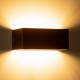 GloboStar® CIRCOA 60544 Φωτιστικό Τοίχου - Απλίκα Αρχιτεκτονικού Φωτισμού Εσωτερικού/Εξωτερικού Χώρου Up & Down LED 10W 1080lm 60° AC 220-240V IP44 Μ20 x Π8 x Υ10cm - Θερμό Λευκό 2700K - Μαύρο - Bridgelux Chip - 3 Years Warranty GloboStar® CIRCOA 60544 Φωτιστικό Τοίχου - Απλίκα Αρχιτεκτονικού Φωτισμού Εσωτερικού/Εξωτερικού Χώρου Up & Down LED 10W 1080lm 60° AC 220-240V IP44 Μ20 x Π8 x Υ10cm - Θερμό Λευκό 2700K - Μαύρο - Bridgelux Chip - 3 Years Warranty