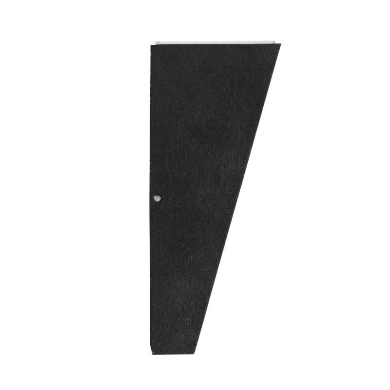 GloboStar® TRIANDE 60556 Φωτιστικό Τοίχου - Απλίκα Αρχιτεκτονικού Φωτισμού Εσωτερικού/Εξωτερικού Χώρου Up & Down LED 10W 1200lm 5° & 60° AC 220-240V IP65 Μ8.5 x Π8.5 x Υ20cm - Φυσικό Λευκό 4500K - Μαύρο Αλουμίνιο - Bridgelux Chip - 3 Χρόνια Εγγύησ