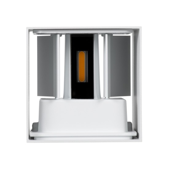 GloboStar® AXIS-S 60560 Φωτιστικό Τοίχου - Απλίκα Αρχιτεκτονικού Φωτισμού Εσωτερικού/Εξωτερικού Χώρου Up & Down LED 10W 1150lm 10 έως 60° AC 220-240V Αδιάβροχο IP65 Μ10 x Π10 x Υ10cm - Θερμό Λευκό 2700K - Λευκό - Bridgelux Chip - 3 Years Warranty GloboStar® AXIS-S 60560 Φωτιστικό Τοίχου - Απλίκα Αρχιτεκτονικού Φωτισμού Εσωτερικού/Εξωτερικού Χώρου Up & Down LED 10W 1150lm 10 έως 60° AC 220-240V Αδιάβροχο IP65 Μ10 x Π10 x Υ10cm - Θερμό Λευκό 2700K - Λευκό - Bridgelux Chip - 3 Years Warranty