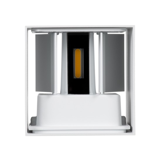 GloboStar® AXIS-S 60563 Φωτιστικό Τοίχου - Απλίκα Αρχιτεκτονικού Φωτισμού Εσωτερικού/Εξωτερικού Χώρου Up & Down LED 10W 1200lm 10 έως 60° AC 220-240V Αδιάβροχο IP65 Μ10 x Π10 x Υ10cm - Φυσικό Λευκό 4500K - Λευκό - Bridgelux Chip - 3 Years Warranty GloboStar® AXIS-S 60563 Φωτιστικό Τοίχου - Απλίκα Αρχιτεκτονικού Φωτισμού Εσωτερικού/Εξωτερικού Χώρου Up & Down LED 10W 1200lm 10 έως 60° AC 220-240V Αδιάβροχο IP65 Μ10 x Π10 x Υ10cm - Φυσικό Λευκό 4500K - Λευκό - Bridgelux Chip - 3 Years Warranty