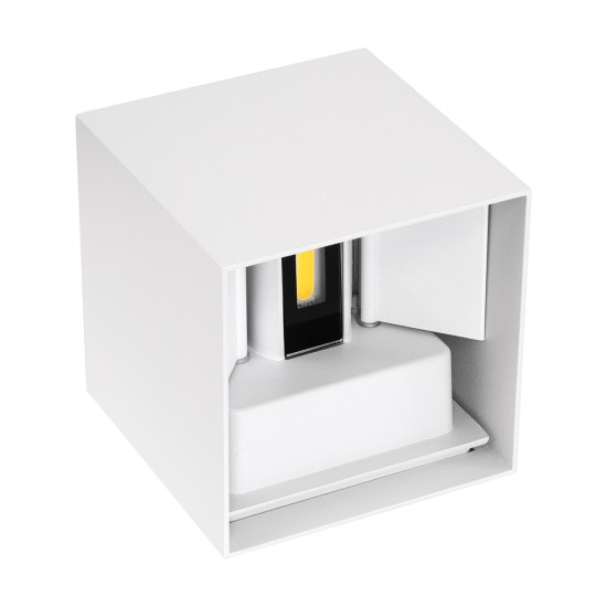 GloboStar® AXIS-S 60563 Φωτιστικό Τοίχου - Απλίκα Αρχιτεκτονικού Φωτισμού Εσωτερικού/Εξωτερικού Χώρου Up & Down LED 10W 1200lm 10 έως 60° AC 220-240V Αδιάβροχο IP65 Μ10 x Π10 x Υ10cm - Φυσικό Λευκό 4500K - Λευκό - Bridgelux Chip - 3 Years Warranty GloboStar® AXIS-S 60563 Φωτιστικό Τοίχου - Απλίκα Αρχιτεκτονικού Φωτισμού Εσωτερικού/Εξωτερικού Χώρου Up & Down LED 10W 1200lm 10 έως 60° AC 220-240V Αδιάβροχο IP65 Μ10 x Π10 x Υ10cm - Φυσικό Λευκό 4500K - Λευκό - Bridgelux Chip - 3 Years Warranty