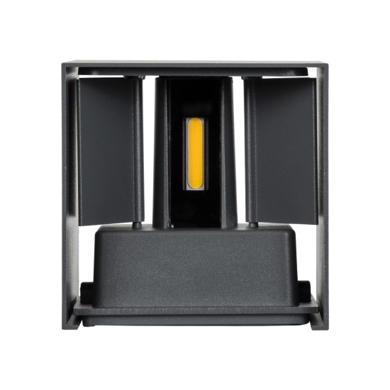 GloboStar® AXIS-S 60564 Φωτιστικό Τοίχου - Απλίκα Αρχιτεκτονικού Φωτισμού Εσωτερικού/Εξωτερικού Χώρου Up & Down LED 10W 1200lm 10 έως 60° AC 220-240V Αδιάβροχο IP65 Μ10 x Π10 x Υ10cm - Φυσικό Λευκό 4500K - Γκρι Ανθρακί- Bridgelux Chip - 3 Years Warran GloboStar® AXIS-S 60564 Φωτιστικό Τοίχου - Απλίκα Αρχιτεκτονικού Φωτισμού Εσωτερικού/Εξωτερικού Χώρου Up & Down LED 10W 1200lm 10 έως 60° AC 220-240V Αδιάβροχο IP65 Μ10 x Π10 x Υ10cm - Φυσικό Λευκό 4500K - Γκρι Ανθρακί- Bridgelux Chip - 3 Years Warran