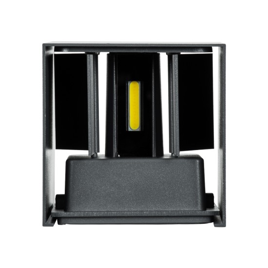 GloboStar® AXIS-S 60567 Φωτιστικό Τοίχου - Απλίκα Αρχιτεκτονικού Φωτισμού Εσωτερικού/Εξωτερικού Χώρου Up & Down LED 10W 1250lm 10 έως 60° AC 220-240V Αδιάβροχο IP65 Μ10 x Π10 x Υ10cm - Ψυχρό Λευκό 6000K - Γκρι Ανθρακί - Bridgelux Chip - 3 Χρόνια Εγγύη GloboStar® AXIS-S 60567 Φωτιστικό Τοίχου - Απλίκα Αρχιτεκτονικού Φωτισμού Εσωτερικού/Εξωτερικού Χώρου Up & Down LED 10W 1250lm 10 έως 60° AC 220-240V Αδιάβροχο IP65 Μ10 x Π10 x Υ10cm - Ψυχρό Λευκό 6000K - Γκρι Ανθρακί - Bridgelux Chip - 3 Χρόνια Εγγύη