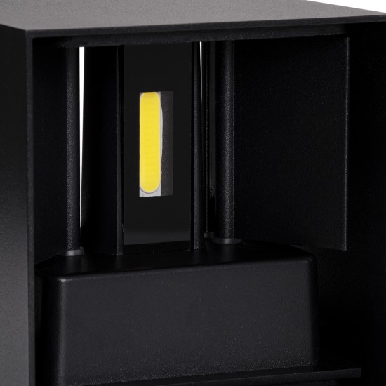 GloboStar® AXIS-S 60568 Φωτιστικό Τοίχου - Απλίκα Αρχιτεκτονικού Φωτισμού Εσωτερικού/Εξωτερικού Χώρου Up & Down LED 10W 1250lm 10 έως 60° AC 220-240V Αδιάβροχο IP65 Μ10 x Π10 x Υ10cm - Ψυχρό Λευκό 6000K - Μαύρο - Bridgelux Chip - 3 Χρόνια Εγγύηση GloboStar® AXIS-S 60568 Φωτιστικό Τοίχου - Απλίκα Αρχιτεκτονικού Φωτισμού Εσωτερικού/Εξωτερικού Χώρου Up & Down LED 10W 1250lm 10 έως 60° AC 220-240V Αδιάβροχο IP65 Μ10 x Π10 x Υ10cm - Ψυχρό Λευκό 6000K - Μαύρο - Bridgelux Chip - 3 Χρόνια Εγγύηση