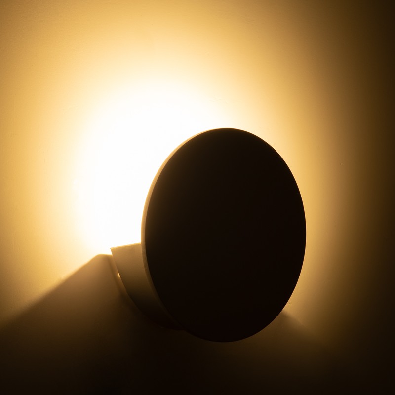 GloboStar® REDONDO 60572 Φωτιστικό Τοίχου - Απλίκα Αρχιτεκτονικού Φωτισμού Εσωτερικού/Εξωτερικού Χώρου Up or Down LED 10W 1000lm 60° AC220-240V Αδιάβροχο IP65 - Σώμα Αλουμινίου & Tempered Glass - Μ14 x Π14 x Υ5cm - Θερμό Λευκό 2700K - Λευκό - Bridgelu