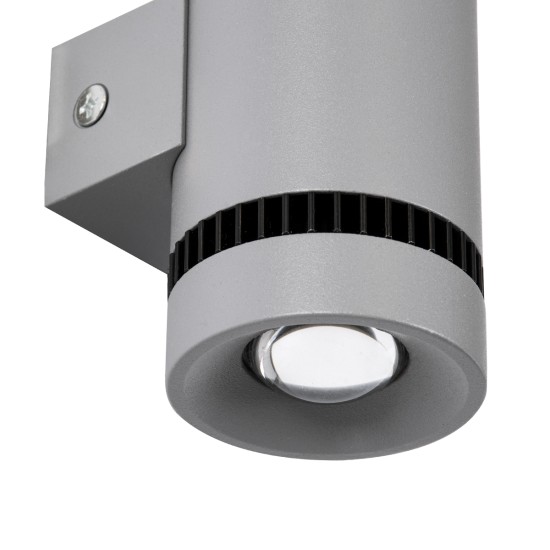GloboStar® CANNONAL 60576 Φωτιστικό Τοίχου - Απλίκα Αρχιτεκτονικού Φωτισμού Εσωτερικού Χώρου Up & Down LED 10W 1150lm 30° AC 220-240V IP20 Μ5 x Π6.5 x Υ11cm - Θερμό Λευκό 2700K - Γκρι Ανθρακί με Μαύρο - Bridgelux Chip - 3 Χρόνια Εγγύηση GloboStar® CANNONAL 60576 Φωτιστικό Τοίχου - Απλίκα Αρχιτεκτονικού Φωτισμού Εσωτερικού Χώρου Up & Down LED 10W 1150lm 30° AC 220-240V IP20 Μ5 x Π6.5 x Υ11cm - Θερμό Λευκό 2700K - Γκρι Ανθρακί με Μαύρο - Bridgelux Chip - 3 Χρόνια Εγγύηση