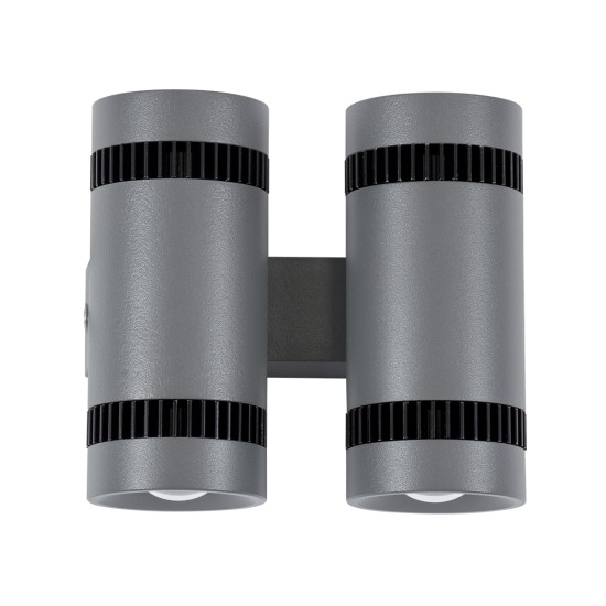 GloboStar® CANNONAL 60579 Φωτιστικό Τοίχου - Απλίκα Αρχιτεκτονικού Φωτισμού Εσωτερικού Χώρου Up & Down LED 20W 2300lm 30° AC 220-240V IP20 Μ12 x Π6.5 x Υ11cm - Θερμό Λευκό 2700K - Γκρι Ανθρακί με Μαύρο - Bridgelux Chip - 3 Χρόνια Εγγύηση GloboStar® CANNONAL 60579 Φωτιστικό Τοίχου - Απλίκα Αρχιτεκτονικού Φωτισμού Εσωτερικού Χώρου Up & Down LED 20W 2300lm 30° AC 220-240V IP20 Μ12 x Π6.5 x Υ11cm - Θερμό Λευκό 2700K - Γκρι Ανθρακί με Μαύρο - Bridgelux Chip - 3 Χρόνια Εγγύηση