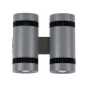 GloboStar® CANNONAL 60579 Φωτιστικό Τοίχου - Απλίκα Αρχιτεκτονικού Φωτισμού Εσωτερικού Χώρου Up & Down LED 20W 2300lm 30° AC 220-240V IP20 Μ12 x Π6.5 x Υ11cm - Θερμό Λευκό 2700K - Γκρι Ανθρακί με Μαύρο - Bridgelux Chip - 3 Χρόνια Εγγύηση GloboStar® CANNONAL 60579 Φωτιστικό Τοίχου - Απλίκα Αρχιτεκτονικού Φωτισμού Εσωτερικού Χώρου Up & Down LED 20W 2300lm 30° AC 220-240V IP20 Μ12 x Π6.5 x Υ11cm - Θερμό Λευκό 2700K - Γκρι Ανθρακί με Μαύρο - Bridgelux Chip - 3 Χρόνια Εγγύηση