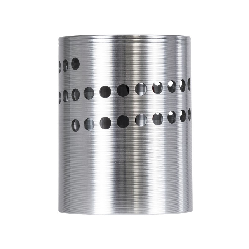 GLOBOSTAR® STAINS 60596 Μοντέρνο Φωτιστικό Τοίχου - Απλίκα LED 5W 300lm 180° AC 220-240V IP44 Μπλε - Bridgelux SMD Chip & TÜV SÜD Driver - Νίκελ Βούρτσας - Μ5.5 x Π5.5 x Υ7cm - 5 Χρόνια Εγγύηση