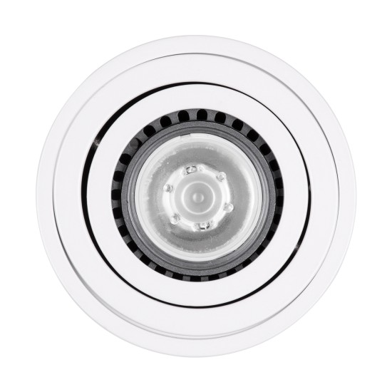 GLOBOSTAR® AKIRA 60618 Κινούμενο Φωτιστικό Downlight Σποτ με Ντουί 1 x GU10 AC 220-240V IP20 - Λευκό Ματ - Μ8 x Π8 x Υ10cm GLOBOSTAR® AKIRA 60618 Κινούμενο Φωτιστικό Downlight Σποτ με Ντουί 1 x GU10 AC 220-240V IP20 - Λευκό Ματ - Μ8 x Π8 x Υ10cm