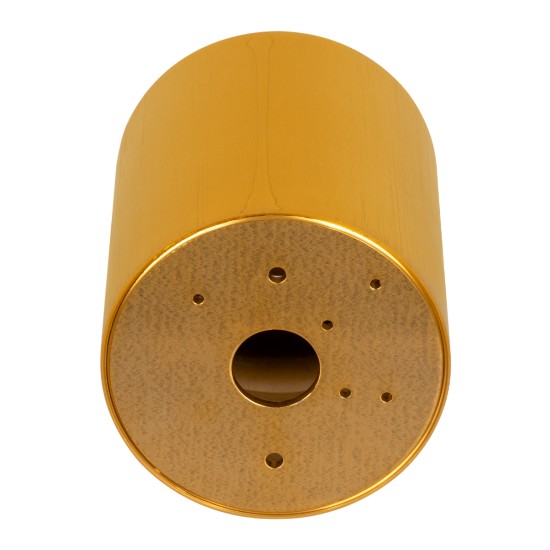 GloboStar® AKIRA 60620 Επιφανειακό Κινούμενο Στρόγγυλο Φωτιστικό Σποτ Αλουμινίου με Ντουί GU10 AC 220-240V IP44 Φ8 x Υ10cm - Χρυσό Βούρτσας GloboStar® AKIRA 60620 Επιφανειακό Κινούμενο Στρόγγυλο Φωτιστικό Σποτ Αλουμινίου με Ντουί GU10 AC 220-240V IP44 Φ8 x Υ10cm - Χρυσό Βούρτσας