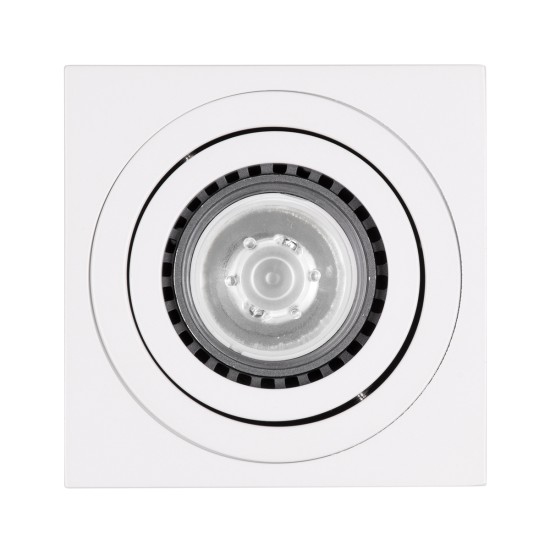 GloboStar® AKIRA 60622 Επιφανειακό Κινούμενο Τετράγωνο Φωτιστικό Σποτ Αλουμινίου με Ντουί GU10 AC 220-240V IP44 Μ8 x Π8 x Υ10cm - Λευκό GloboStar® AKIRA 60622 Επιφανειακό Κινούμενο Τετράγωνο Φωτιστικό Σποτ Αλουμινίου με Ντουί GU10 AC 220-240V IP44 Μ8 x Π8 x Υ10cm - Λευκό