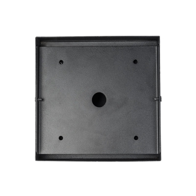 GloboStar® MAGMA 60626 Μοντέρνο Φωτιστικό Οροφής Σποτ Μονόφωτο 1 x GU10 IP20 Μαύρο Αλουμίνιο - Μ15 x Π15 x Υ13cm