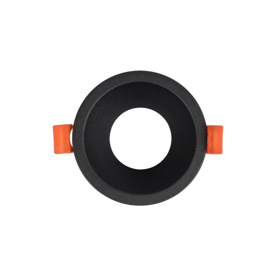 kelvo® DELTA 60629 Χωνευτό Κινούμενο Φωτιστικό Downlight Σποτ με Ντουί 1 x GU10 AC 220-240V IP20 - Μαύρο Ματ - Μ8.5 x Π8.5 x Υ3.5cm / Q7.5cm