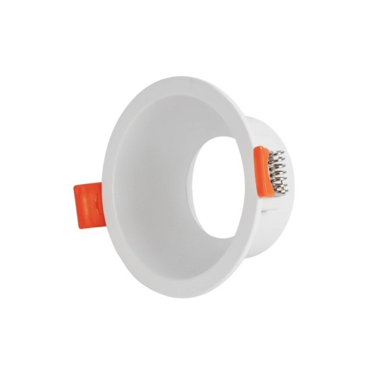 kelvo® DELTA 60630 Χωνευτό Κινούμενο Φωτιστικό Downlight Σποτ με Ντουί 1 x GU10 AC 220-240V IP20 - Λευκό Ματ - Μ8.5 x Π8.5 x Υ3.5cm / Q7.5cm