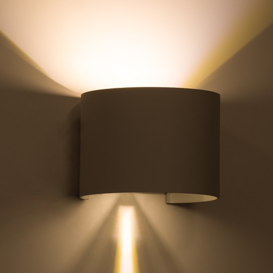 GloboStar® AXIS-R 60635 Φωτιστικό Τοίχου - Απλίκα Αρχιτεκτονικού Φωτισμού Εσωτερικού/Εξωτερικού Χώρου Up & Down LED 10W 1150lm 10 έως 60° AC 220-240V Αδιάβροχο IP65 Μ10 x Π10 x Υ10cm - Θερμό Λευκό 2700K - Λευκό - Bridgelux Chip - 3 Years Warranty GloboStar® AXIS-R 60635 Φωτιστικό Τοίχου - Απλίκα Αρχιτεκτονικού Φωτισμού Εσωτερικού/Εξωτερικού Χώρου Up & Down LED 10W 1150lm 10 έως 60° AC 220-240V Αδιάβροχο IP65 Μ10 x Π10 x Υ10cm - Θερμό Λευκό 2700K - Λευκό - Bridgelux Chip - 3 Years Warranty