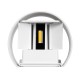 GloboStar® AXIS-R 60635 Φωτιστικό Τοίχου - Απλίκα Αρχιτεκτονικού Φωτισμού Εσωτερικού/Εξωτερικού Χώρου Up & Down LED 10W 1150lm 10 έως 60° AC 220-240V Αδιάβροχο IP65 Μ10 x Π10 x Υ10cm - Θερμό Λευκό 2700K - Λευκό - Bridgelux Chip - 3 Years Warranty GloboStar® AXIS-R 60635 Φωτιστικό Τοίχου - Απλίκα Αρχιτεκτονικού Φωτισμού Εσωτερικού/Εξωτερικού Χώρου Up & Down LED 10W 1150lm 10 έως 60° AC 220-240V Αδιάβροχο IP65 Μ10 x Π10 x Υ10cm - Θερμό Λευκό 2700K - Λευκό - Bridgelux Chip - 3 Years Warranty