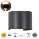 GloboStar® AXIS-R 60636 Φωτιστικό Τοίχου - Απλίκα Αρχιτεκτονικού Φωτισμού Εσωτερικού/Εξωτερικού Χώρου Up & Down LED 10W 1150lm 10 έως 60° AC 220-240V Αδιάβροχο IP65 Μ10 x Π10 x Υ10cm - Θερμό Λευκό 2700K - Γκρι Ανθρακί- Bridgelux Chip - 3 Years Warrant GloboStar® AXIS-R 60636 Φωτιστικό Τοίχου - Απλίκα Αρχιτεκτονικού Φωτισμού Εσωτερικού/Εξωτερικού Χώρου Up & Down LED 10W 1150lm 10 έως 60° AC 220-240V Αδιάβροχο IP65 Μ10 x Π10 x Υ10cm - Θερμό Λευκό 2700K - Γκρι Ανθρακί- Bridgelux Chip - 3 Years Warrant