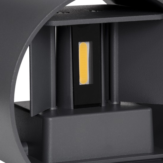 GloboStar® AXIS-R 60636 Φωτιστικό Τοίχου - Απλίκα Αρχιτεκτονικού Φωτισμού Εσωτερικού/Εξωτερικού Χώρου Up & Down LED 10W 1150lm 10 έως 60° AC 220-240V Αδιάβροχο IP65 Μ10 x Π10 x Υ10cm - Θερμό Λευκό 2700K - Γκρι Ανθρακί- Bridgelux Chip - 3 Years Warrant GloboStar® AXIS-R 60636 Φωτιστικό Τοίχου - Απλίκα Αρχιτεκτονικού Φωτισμού Εσωτερικού/Εξωτερικού Χώρου Up & Down LED 10W 1150lm 10 έως 60° AC 220-240V Αδιάβροχο IP65 Μ10 x Π10 x Υ10cm - Θερμό Λευκό 2700K - Γκρι Ανθρακί- Bridgelux Chip - 3 Years Warrant