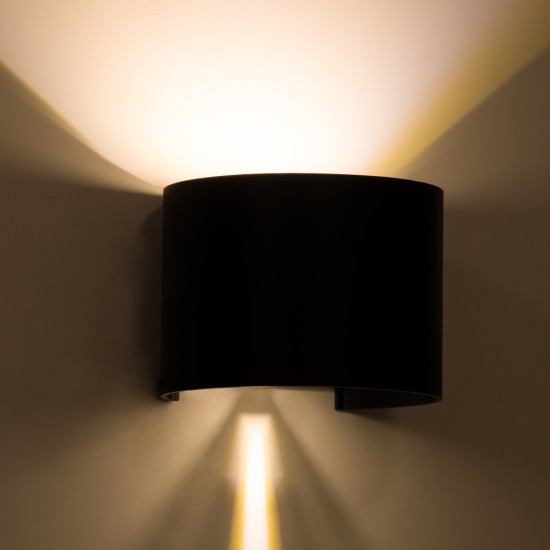 GloboStar® AXIS-R 60637 Φωτιστικό Τοίχου - Απλίκα Αρχιτεκτονικού Φωτισμού Εσωτερικού/Εξωτερικού Χώρου Up & Down LED 10W 1150lm 10 έως 60° AC 220-240V Αδιάβροχο IP65 Μ10 x Π10 x Υ10cm - Θερμό Λευκό 2700K - Μαύρο - Bridgelux Chip - 3 Years Warranty GloboStar® AXIS-R 60637 Φωτιστικό Τοίχου - Απλίκα Αρχιτεκτονικού Φωτισμού Εσωτερικού/Εξωτερικού Χώρου Up & Down LED 10W 1150lm 10 έως 60° AC 220-240V Αδιάβροχο IP65 Μ10 x Π10 x Υ10cm - Θερμό Λευκό 2700K - Μαύρο - Bridgelux Chip - 3 Years Warranty