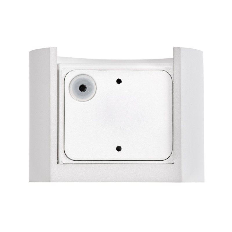 GloboStar® AXIS-R 60638 Φωτιστικό Τοίχου - Απλίκα Αρχιτεκτονικού Φωτισμού Εσωτερικού/Εξωτερικού Χώρου Up & Down LED 10W 1200lm 10 έως 60° AC 220-240V Αδιάβροχο IP65 Μ10 x Π10 x Υ10cm - Φυσικό Λευκό 4500K - Λευκό - Bridgelux Chip - 3 Years Warranty