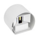 GloboStar® AXIS-R 60638 Φωτιστικό Τοίχου - Απλίκα Αρχιτεκτονικού Φωτισμού Εσωτερικού/Εξωτερικού Χώρου Up & Down LED 10W 1200lm 10 έως 60° AC 220-240V Αδιάβροχο IP65 Μ10 x Π10 x Υ10cm - Φυσικό Λευκό 4500K - Λευκό - Bridgelux Chip - 3 Years Warranty GloboStar® AXIS-R 60638 Φωτιστικό Τοίχου - Απλίκα Αρχιτεκτονικού Φωτισμού Εσωτερικού/Εξωτερικού Χώρου Up & Down LED 10W 1200lm 10 έως 60° AC 220-240V Αδιάβροχο IP65 Μ10 x Π10 x Υ10cm - Φυσικό Λευκό 4500K - Λευκό - Bridgelux Chip - 3 Years Warranty