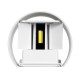 GloboStar® AXIS-R 60641 Φωτιστικό Τοίχου - Απλίκα Αρχιτεκτονικού Φωτισμού Εσωτερικού/Εξωτερικού Χώρου Up & Down LED 10W 1250lm 10 έως 60° AC 220-240V Αδιάβροχο IP65 Μ10 x Π10 x Υ10cm - Ψυχρό Λευκό 6000K - Λευκό - Bridgelux Chip - 3 Years Warranty GloboStar® AXIS-R 60641 Φωτιστικό Τοίχου - Απλίκα Αρχιτεκτονικού Φωτισμού Εσωτερικού/Εξωτερικού Χώρου Up & Down LED 10W 1250lm 10 έως 60° AC 220-240V Αδιάβροχο IP65 Μ10 x Π10 x Υ10cm - Ψυχρό Λευκό 6000K - Λευκό - Bridgelux Chip - 3 Years Warranty