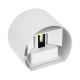 GloboStar® AXIS-R 60641 Φωτιστικό Τοίχου - Απλίκα Αρχιτεκτονικού Φωτισμού Εσωτερικού/Εξωτερικού Χώρου Up & Down LED 10W 1250lm 10 έως 60° AC 220-240V Αδιάβροχο IP65 Μ10 x Π10 x Υ10cm - Ψυχρό Λευκό 6000K - Λευκό - Bridgelux Chip - 3 Years Warranty GloboStar® AXIS-R 60641 Φωτιστικό Τοίχου - Απλίκα Αρχιτεκτονικού Φωτισμού Εσωτερικού/Εξωτερικού Χώρου Up & Down LED 10W 1250lm 10 έως 60° AC 220-240V Αδιάβροχο IP65 Μ10 x Π10 x Υ10cm - Ψυχρό Λευκό 6000K - Λευκό - Bridgelux Chip - 3 Years Warranty