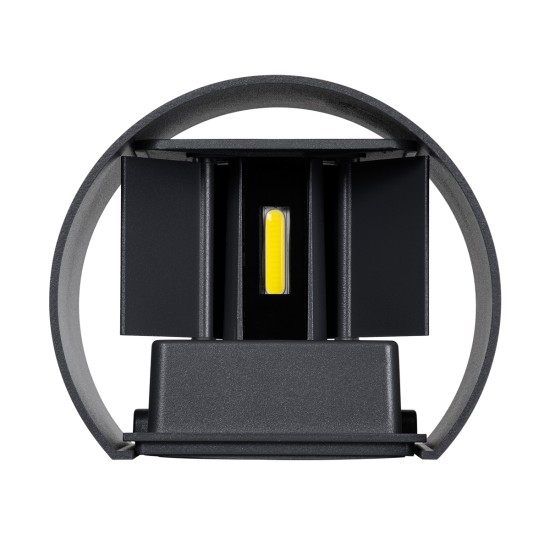 GloboStar® AXIS-R 60642 Φωτιστικό Τοίχου - Απλίκα Αρχιτεκτονικού Φωτισμού Εσωτερικού/Εξωτερικού Χώρου Up & Down LED 10W 1250lm 10 έως 60° AC 220-240V Αδιάβροχο IP65 Μ10 x Π10 x Υ10cm - Ψυχρό Λευκό 6000K - Γκρι Ανθρακί- Bridgelux Chip - 3 Years Warrant GloboStar® AXIS-R 60642 Φωτιστικό Τοίχου - Απλίκα Αρχιτεκτονικού Φωτισμού Εσωτερικού/Εξωτερικού Χώρου Up & Down LED 10W 1250lm 10 έως 60° AC 220-240V Αδιάβροχο IP65 Μ10 x Π10 x Υ10cm - Ψυχρό Λευκό 6000K - Γκρι Ανθρακί- Bridgelux Chip - 3 Years Warrant