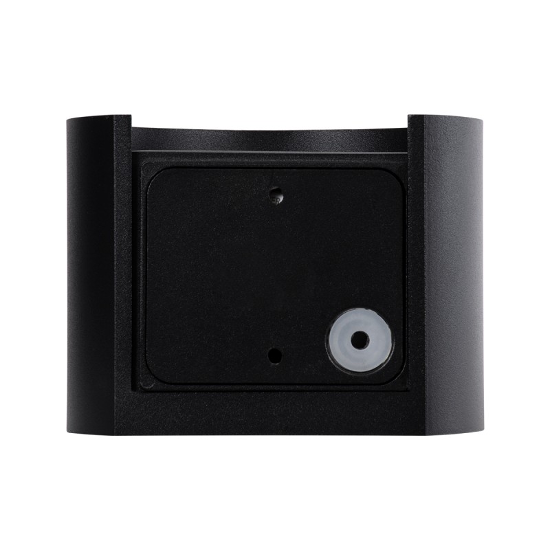 GloboStar® AXIS-R 60643 Φωτιστικό Τοίχου - Απλίκα Αρχιτεκτονικού Φωτισμού Εσωτερικού/Εξωτερικού Χώρου Up & Down LED 10W 1250lm 10 έως 60° AC 220-240V Αδιάβροχο IP65 Μ10 x Π10 x Υ10cm - Ψυχρό Λευκό 6000K - Μαύρο - Bridgelux Chip - 3 Years Warranty