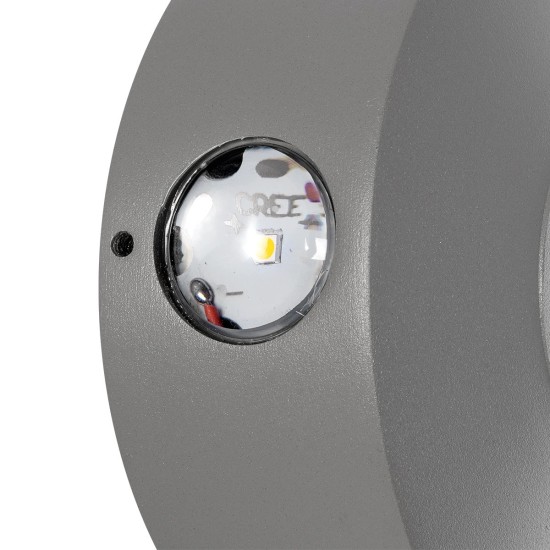 kelvo® ARKOS KLV-101-0108 Μοντέρνο Φωτιστικό Τοίχου - Απλίκα LED 8W 840lm 15° AC 220-240V Αδιάβροχο IP65 Θερμό Λευκό 2700K - Lumileds COB Chip & TÜV SÜD Driver - Γκρι Ανθρακί Ματ - Μ13 x Π5.5 x Υ13cm - 5 Χρόνια Εγγύηση kelvo® ARKOS KLV-101-0108 Μοντέρνο Φωτιστικό Τοίχου - Απλίκα LED 8W 840lm 15° AC 220-240V Αδιάβροχο IP65 Θερμό Λευκό 2700K - Lumileds COB Chip & TÜV SÜD Driver - Γκρι Ανθρακί Ματ - Μ13 x Π5.5 x Υ13cm - 5 Χρόνια Εγγύηση