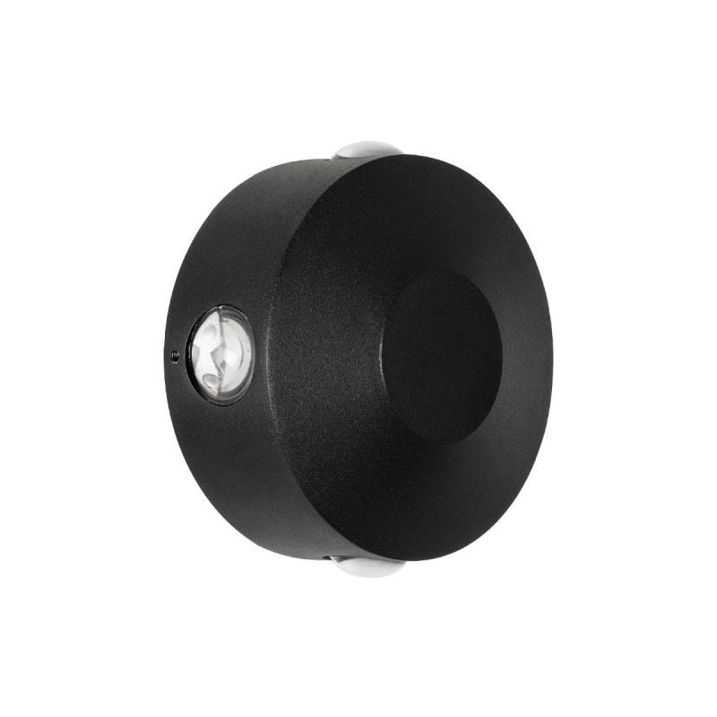 kelvo® ARKOS KLV-101-0107 Μοντέρνο Φωτιστικό Τοίχου - Απλίκα LED 8W 840lm 15° AC 220-240V Αδιάβροχο IP65 Θερμό Λευκό 2700K - Lumileds COB Chip & TÜV SÜD Driver - Μαύρο Ματ - Μ13 x Π5.5 x Υ13cm - 5 Χρόνια Εγγύηση