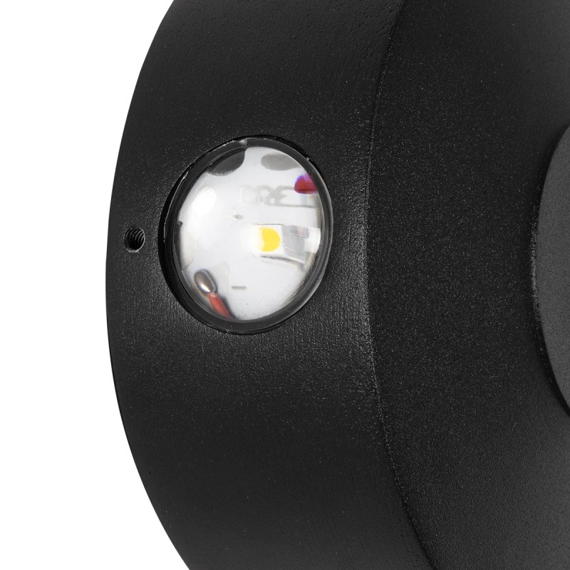 kelvo® ARKOS KLV-101-0107 Μοντέρνο Φωτιστικό Τοίχου - Απλίκα LED 8W 840lm 15° AC 220-240V Αδιάβροχο IP65 Θερμό Λευκό 2700K - Lumileds COB Chip & TÜV SÜD Driver - Μαύρο Ματ - Μ13 x Π5.5 x Υ13cm - 5 Χρόνια Εγγύηση