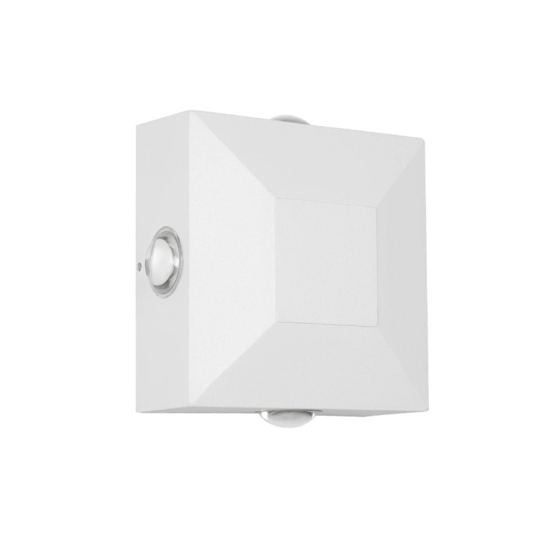 kelvo® ARKOS KLV-101-0112 Μοντέρνο Φωτιστικό Τοίχου - Απλίκα LED 8W 840lm 15° AC 220-240V Αδιάβροχο IP65 Θερμό Λευκό 2700K - Lumileds COB Chip & TÜV SÜD Driver - Λευκό Ματ - Μ14 x Π5.5 x Υ14cm - 5 Χρόνια Εγγύηση