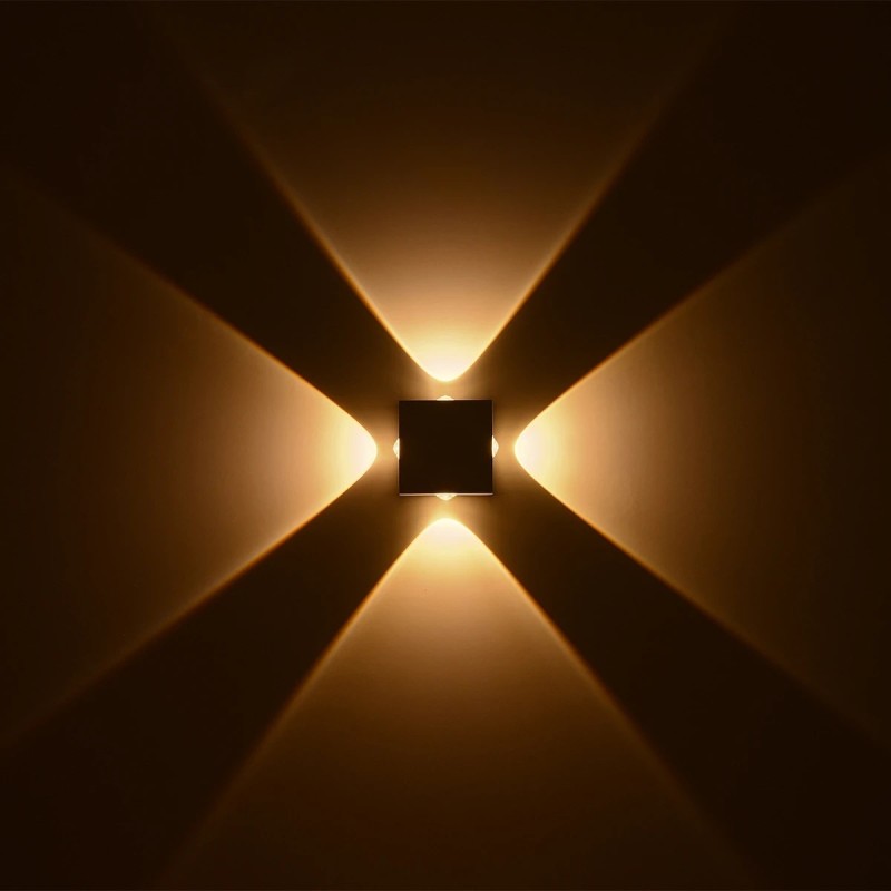 kelvo® ARKOS KLV-101-0112 Μοντέρνο Φωτιστικό Τοίχου - Απλίκα LED 8W 840lm 15° AC 220-240V Αδιάβροχο IP65 Θερμό Λευκό 2700K - Lumileds COB Chip & TÜV SÜD Driver - Λευκό Ματ - Μ14 x Π5.5 x Υ14cm - 5 Χρόνια Εγγύηση