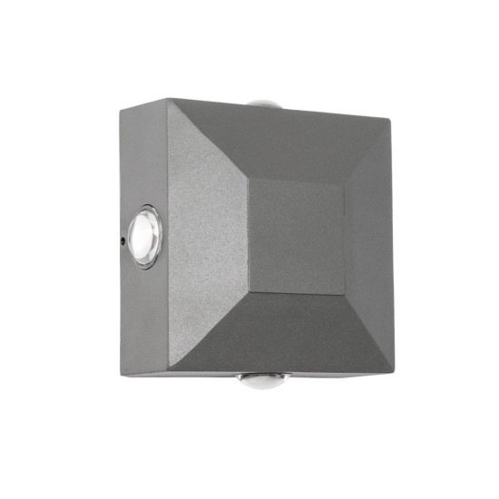 kelvo® ARKOS KLV-101-0111 Μοντέρνο Φωτιστικό Τοίχου - Απλίκα LED 8W 840lm 15° AC 220-240V Αδιάβροχο IP65 Θερμό Λευκό 2700K - Lumileds COB Chip & TÜV SÜD Driver - Γκρι Ανθρακί Ματ - Μ14 x Π5.5 x Υ14cm - 5 Χρόνια Εγγύηση kelvo® ARKOS KLV-101-0111 Μοντέρνο Φωτιστικό Τοίχου - Απλίκα LED 8W 840lm 15° AC 220-240V Αδιάβροχο IP65 Θερμό Λευκό 2700K - Lumileds COB Chip & TÜV SÜD Driver - Γκρι Ανθρακί Ματ - Μ14 x Π5.5 x Υ14cm - 5 Χρόνια Εγγύηση