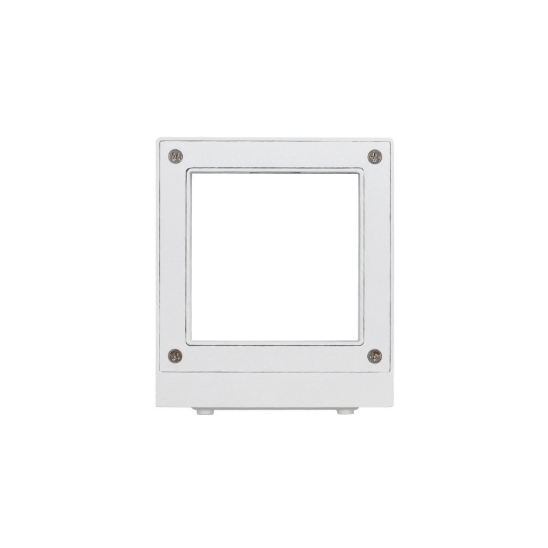 kelvo® AURA KLV-101-0118 Μοντέρνο Φωτιστικό Τοίχου - Απλίκα LED 7W 875lm 45° AC 220-240V Αδιάβροχο IP65 Θερμό Λευκό 2700K - Bridgelux COB Chip & TÜV SÜD Driver - Λευκό Ματ - Μ13 x Π15 x Υ4.5cm - 5 Χρόνια Εγγύηση