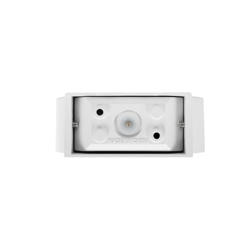 kelvo® AURA KLV-101-0115 Μοντέρνο Φωτιστικό Τοίχου - Απλίκα LED 7W 875lm 45° AC 220-240V Αδιάβροχο IP65 Θερμό Λευκό 2700K - Bridgelux COB Chip & TÜV SÜD Driver - Λευκό Ματ - Μ15 x Π13 x Υ4.5cm - 5 Χρόνια Εγγύηση