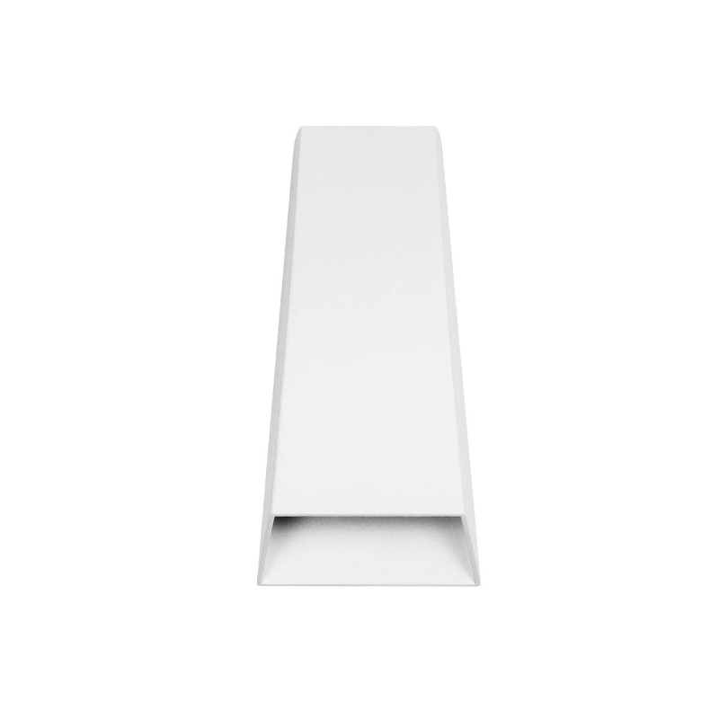 kelvo® FLUX KLV-101-0121 Μοντέρνο Φωτιστικό Τοίχου - Απλίκα LED 6W 750lm 30° AC 220-240V Αδιάβροχο IP65 Θερμό Λευκό 2700K - Bridgelux COB Chip & TÜV SÜD Driver - Λευκό Ματ - Μ5 x Π8.5 x Υ17cm - 5 Χρόνια Εγγύηση