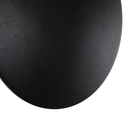 GloboStar® HELIO-R 60660 Φωτιστικό Τοίχου - Απλίκα Αρχιτεκτονικού Φωτισμού Εσωτερικού/Εξωτερικού Χώρου LED 10W 1150lm 120° x 360° AC 220-240V Αδιάβροχο IP65 Φ21 x Π5cm - Θερμό Λευκό 2700K - Μαύρο - Στρόγγυλο - Bridgelux Chip - 3 Years Warranty GloboStar® HELIO-R 60660 Φωτιστικό Τοίχου - Απλίκα Αρχιτεκτονικού Φωτισμού Εσωτερικού/Εξωτερικού Χώρου LED 10W 1150lm 120° x 360° AC 220-240V Αδιάβροχο IP65 Φ21 x Π5cm - Θερμό Λευκό 2700K - Μαύρο - Στρόγγυλο - Bridgelux Chip - 3 Years Warranty