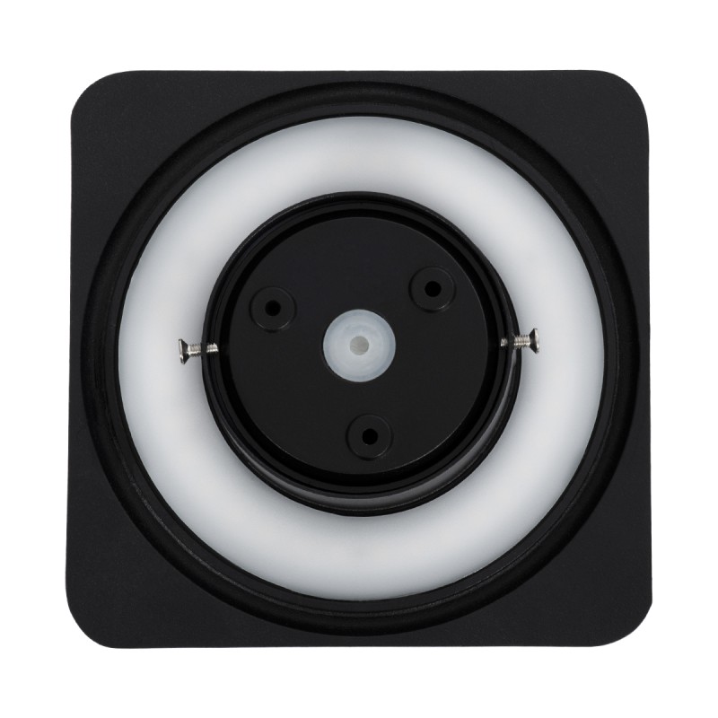 GloboStar® HELIO-S 60663 Φωτιστικό Τοίχου - Απλίκα Αρχιτεκτονικού Φωτισμού Εσωτερικού/Εξωτερικού Χώρου LED 10W 1150lm 120° x 360° AC 220-240V Αδιάβροχο IP65 Μ21 x Π5 x Υ21cm - Θερμό Λευκό 2700K - Μαύρο - Τετράγωνο - Bridgelux Chip - 3 Years Warranty