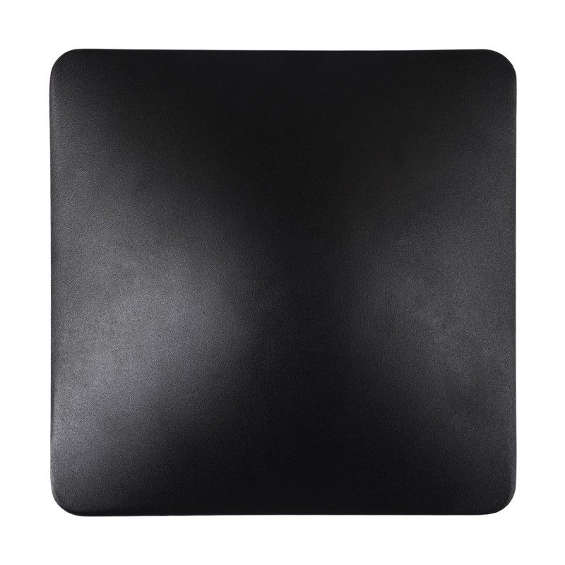 GloboStar® HELIO-S 60664 Φωτιστικό Τοίχου - Απλίκα Αρχιτεκτονικού Φωτισμού Εσωτερικού/Εξωτερικού Χώρου LED 12W 1380lm 120° x 360° AC 220-240V Αδιάβροχο IP65 Μ26 x Π5 x Υ26cm - Θερμό Λευκό 2700K - Μαύρο - Τετράγωνο - Bridgelux Chip - 3 Years Warranty