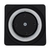 GloboStar® HELIO-S 60664 Φωτιστικό Τοίχου - Απλίκα Αρχιτεκτονικού Φωτισμού Εσωτερικού/Εξωτερικού Χώρου LED 12W 1380lm 120° x 360° AC 220-240V Αδιάβροχο IP65 Μ26 x Π5 x Υ26cm - Θερμό Λευκό 2700K - Μαύρο - Τετράγωνο - Bridgelux Chip - 3 Years Warranty