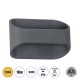 GloboStar® EDEN 60668 Φωτιστικό Τοίχου - Απλίκα Αρχιτεκτονικού Φωτισμού Εσωτερικού Χώρου Up & Down LED 10W 950lm 60° AC 220-240V IP20 Μ16 x Π10.5 x Υ9cm - Θερμό Λευκό 2700K - Γκρι Ανθρακί - Bridgelux Chip - 3 Years Warranty