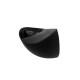 GLOBOSTAR® SELENE 60674 Μοντέρνο Φωτιστικό Τοίχου - Απλίκα LED 5W 625lm 90° AC 220-240V Αδιάβροχο IP65 Θερμό Λευκό 2700K - Bridgelux COB Chip & TÜV SÜD Driver - Μαύρο Ματ - Μ20 x Π9 x Υ12cm - 5 Χρόνια Εγγύηση