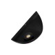 GLOBOSTAR® SELENE 60674 Μοντέρνο Φωτιστικό Τοίχου - Απλίκα LED 5W 625lm 90° AC 220-240V Αδιάβροχο IP65 Θερμό Λευκό 2700K - Bridgelux COB Chip & TÜV SÜD Driver - Μαύρο Ματ - Μ20 x Π9 x Υ12cm - 5 Χρόνια Εγγύηση